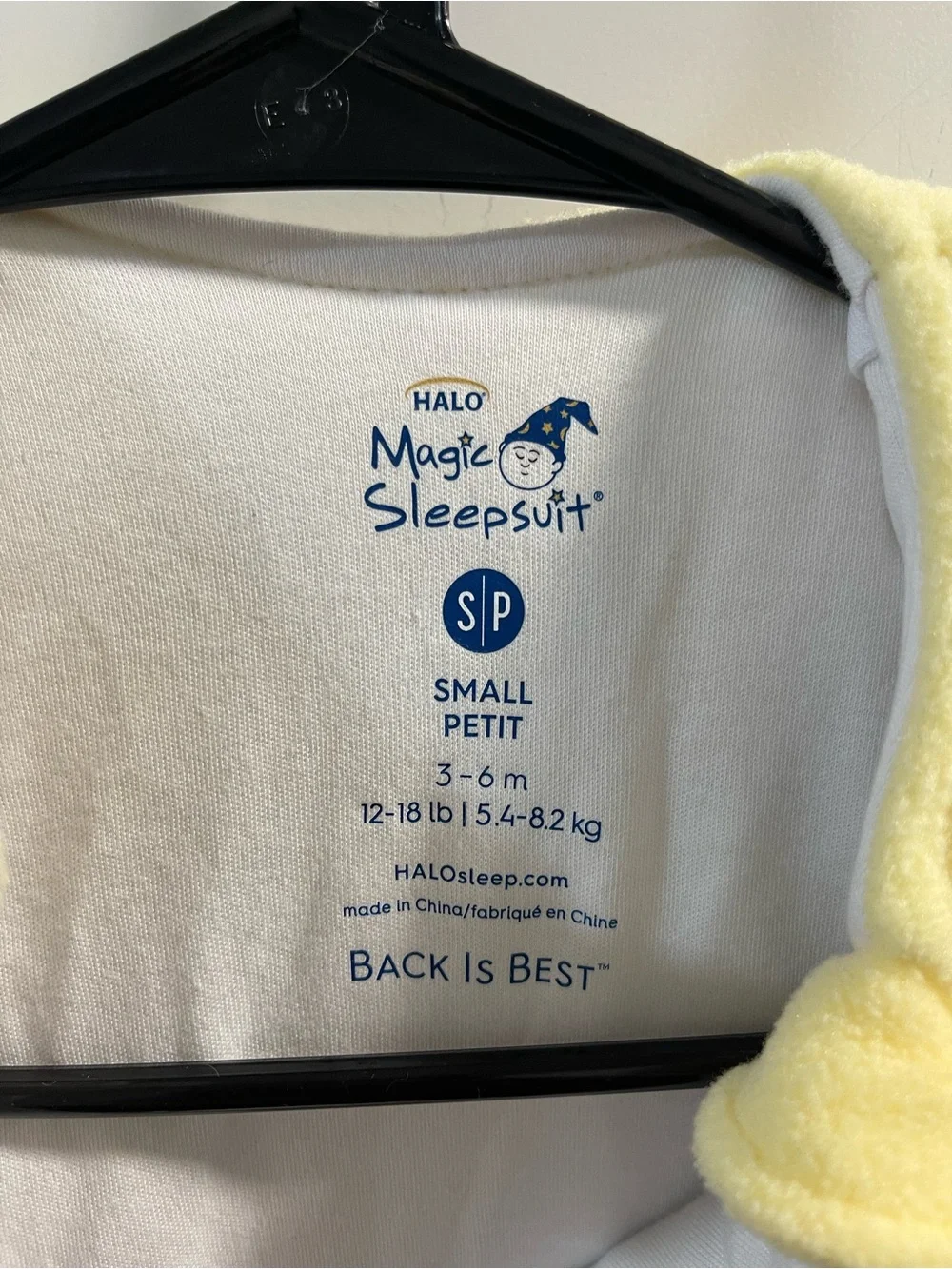 Halo Yellow Magic Sleepsuit Fleece One-Piece
